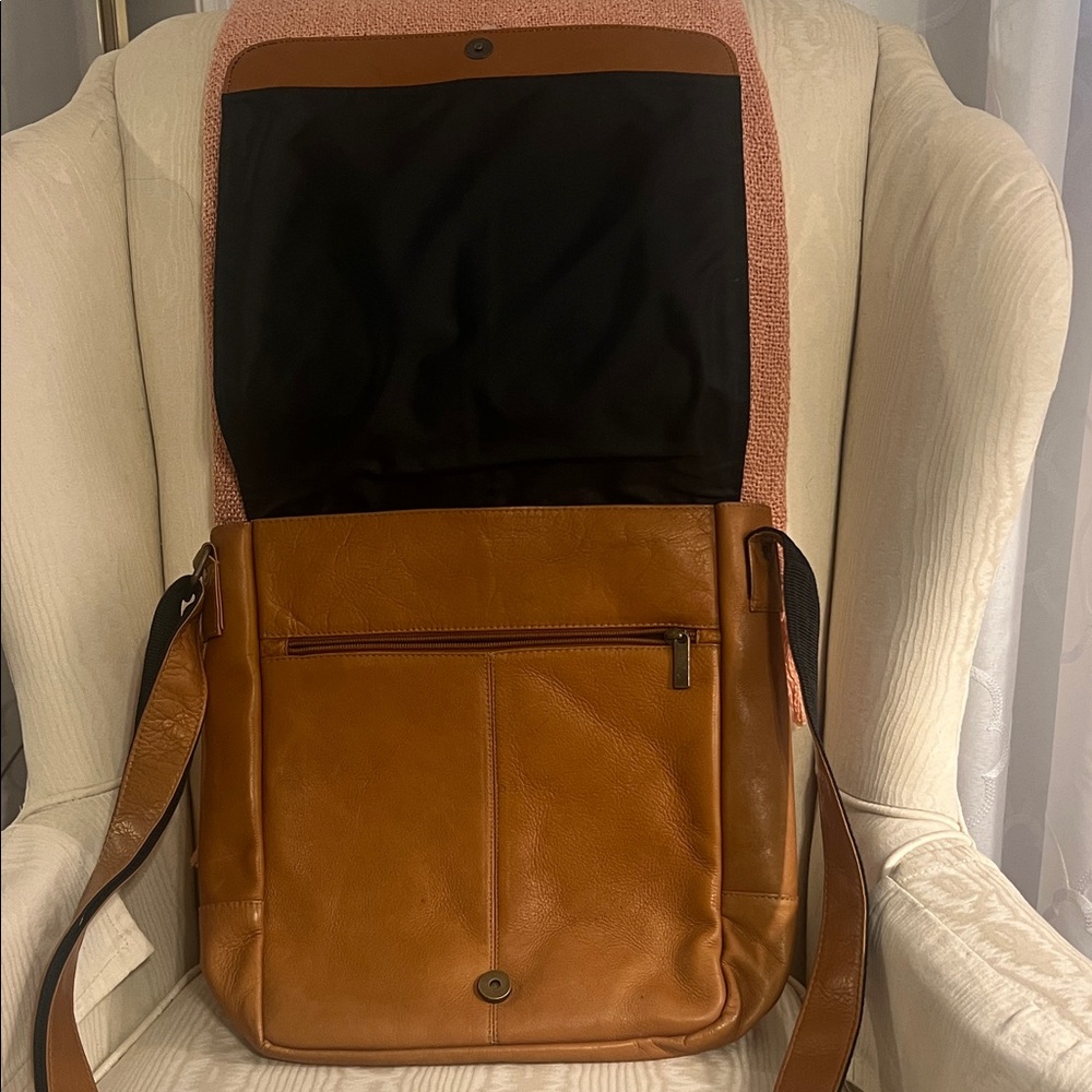 Tan Leather Men's Bag